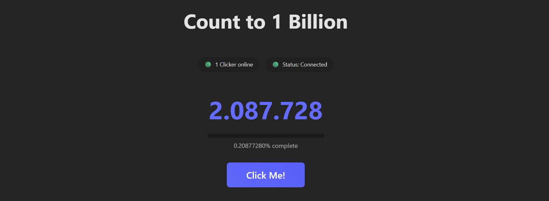 Count to 1 Billion